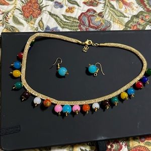 Faison jewelry necklace with earrings